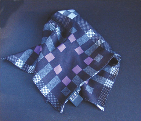 Mackintosh Check - Pure Silk Chiffon Scarf